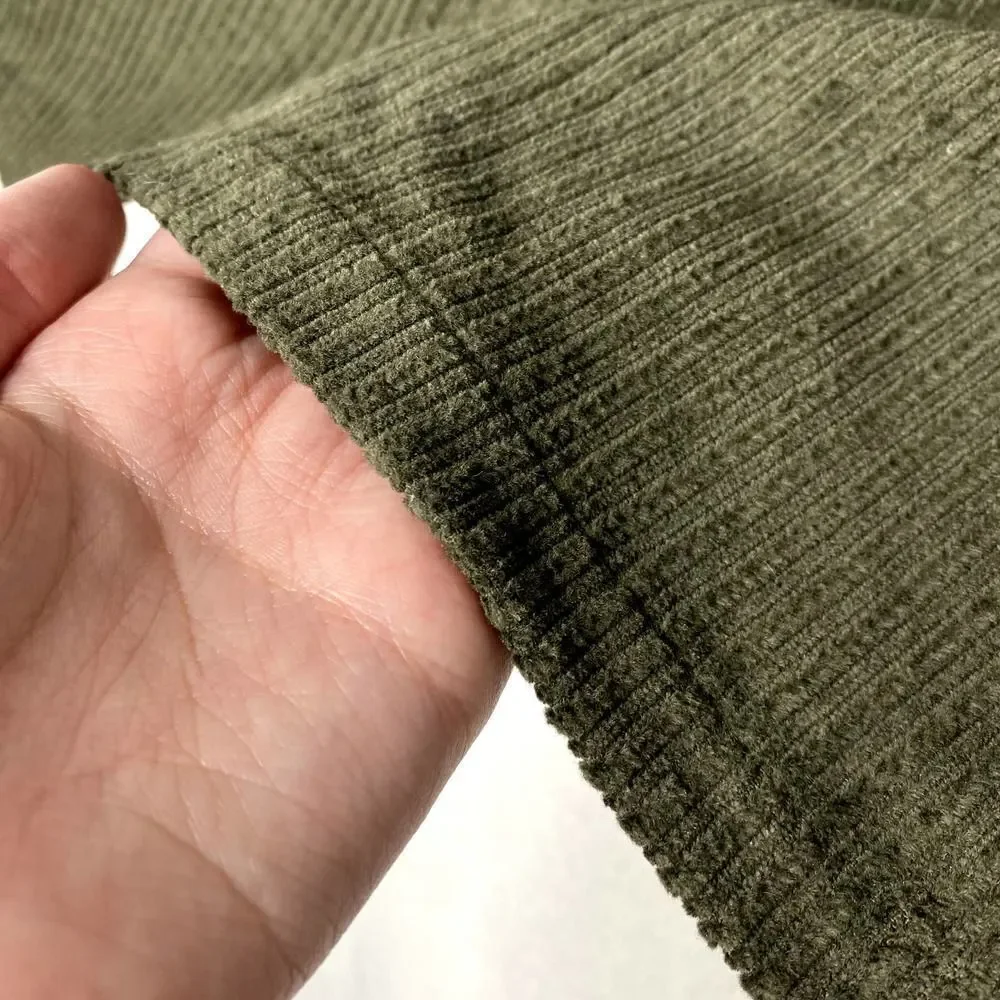 Francesca's Mi Ami Tamm Zip Corduroy Mini Skirt Green Small New Academia Fall